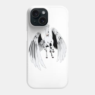 White Pegasus Flying Horse Phone Case