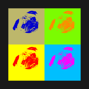 pug andy warhole style pop art T-Shirt