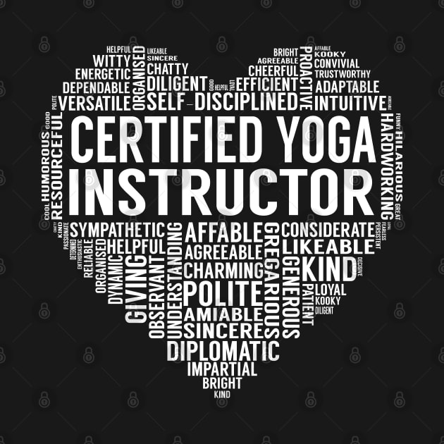 Certified Yoga Instructor Heart by LotusTee