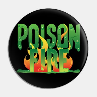 PoisonFire (PoiFi) Typhography Pin