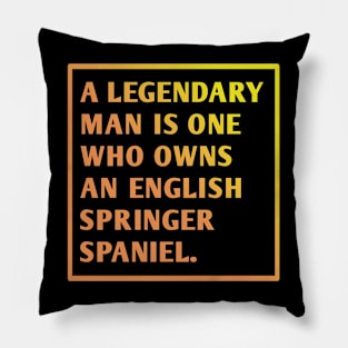 English Springer spaniel Pillow