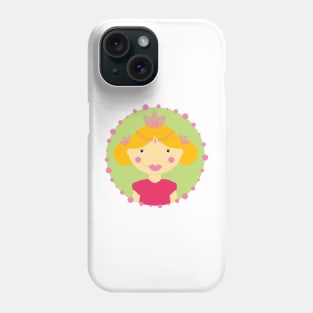 Lilyana Girl Digital Art | Melanie Jensen Illustrations Phone Case