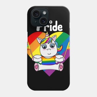 Pride Unicorn LGBT Flag Gay Pride Awareness Phone Case