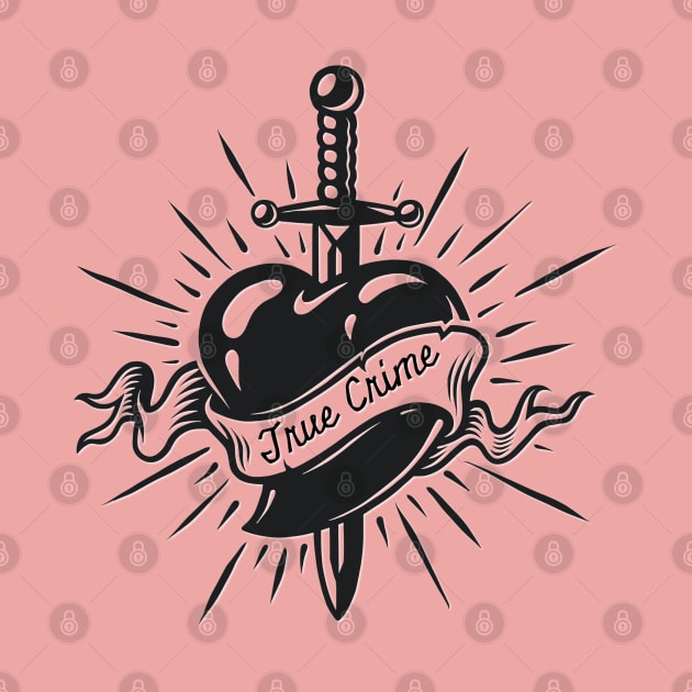 True Crime Tattoo Heart Dagger by yaywow