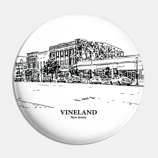 Vineland - New Jersey Pin