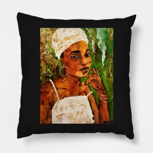 The lady of old Havana Pillow