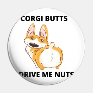 Corgi Butts Pin