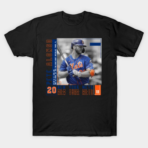 Pete Alonso Baseball Edit Tapestries Mets - Pete Alonso - T-Shirt