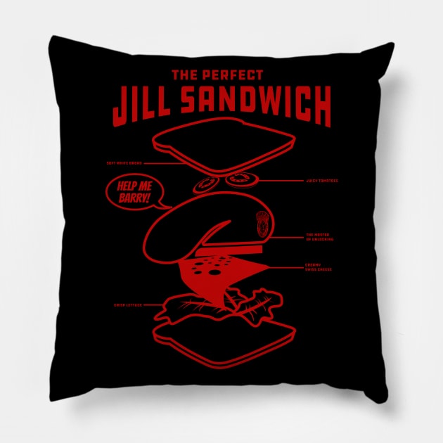 The Perfect Jill Sandwich Pillow by Meta Cortex