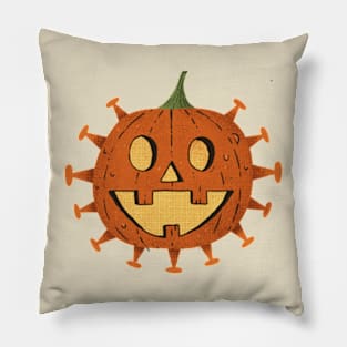 pandemic pumpkin Pillow