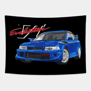 Mitsubishi Lancer Evolution 6 TME Blue Tapestry