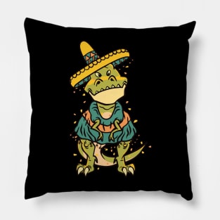 T-Rex from Mexico Pillow