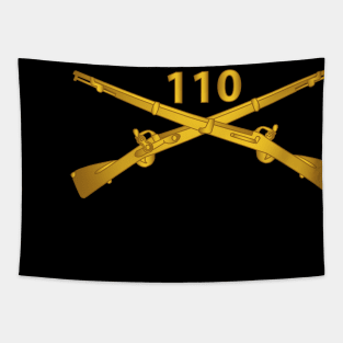 110th Infantry Regiment - Inf Branch wo Txt X 300 Tapestry