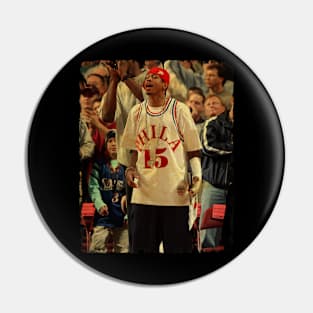 Allen Iverson - Vintage Design Of Basketball Pin