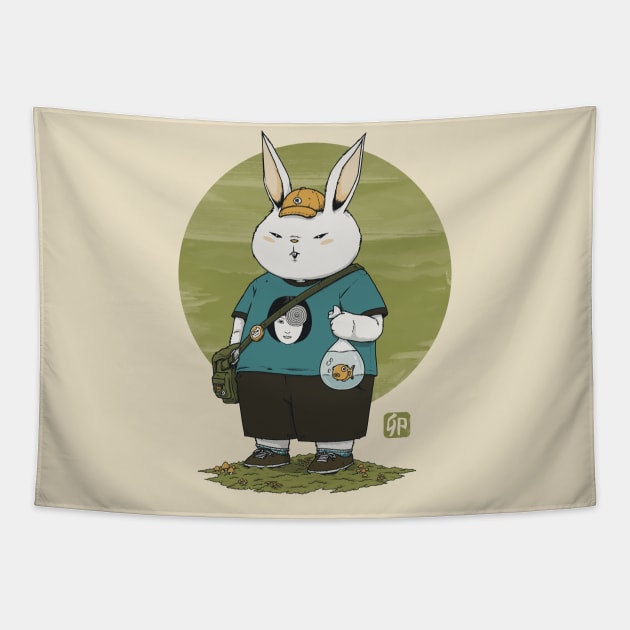 Shiro Usagi Tapestry by pigboom