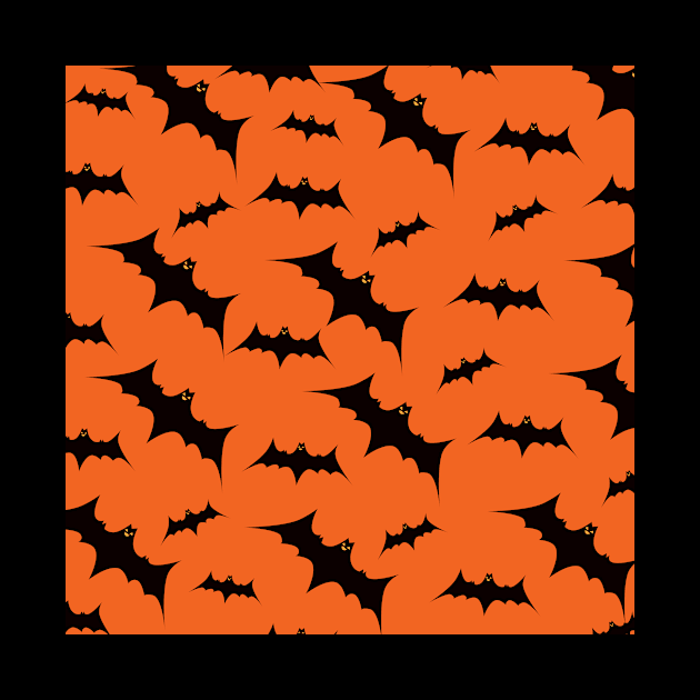 Halloween Seamless Pattern by aquariart