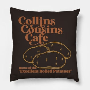 Collins Cousins Cafe Pillow