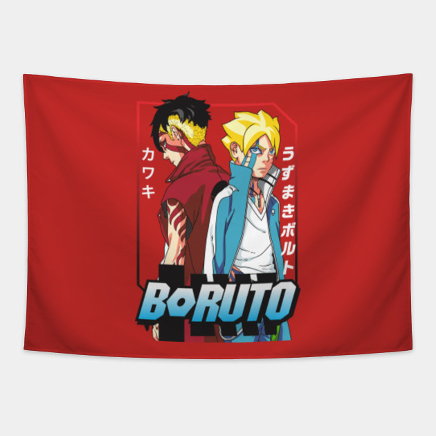 Boruto And Kawaki Karma Naruto The Next Generations Boruto Naruto Next Generations Tapestry Teepublic