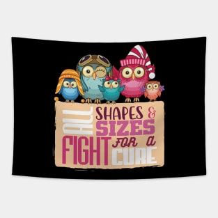 All Shapes And Sizes Fight For A Cure Tapestry