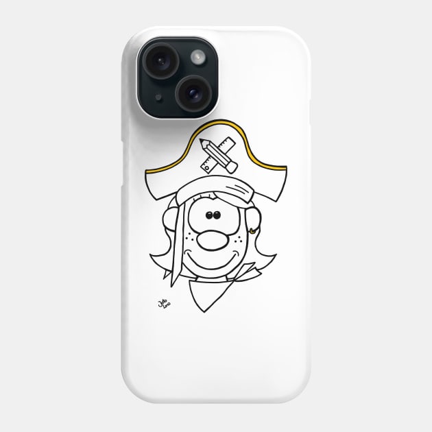 A school pirate Phone Case by JatoLino