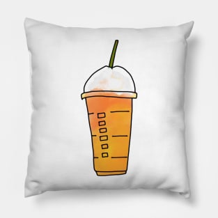 Iced Pumpkin Spice Latte Coffee Frappe Pillow