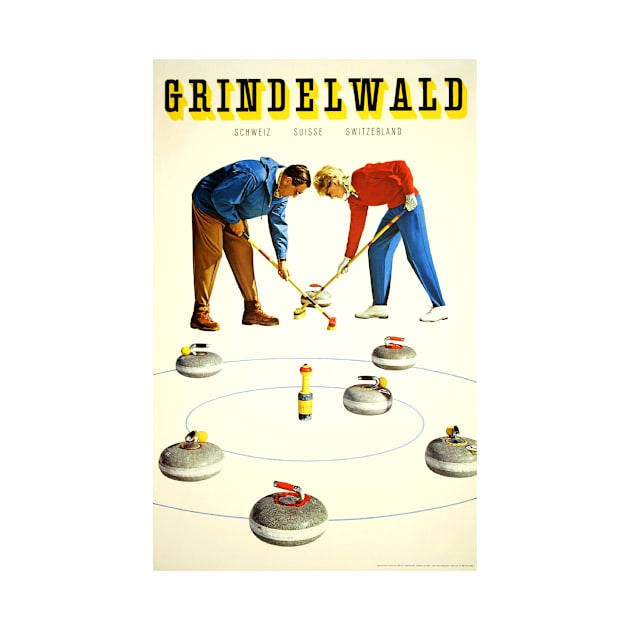 Grindelwald, Schweiz Suisse Switzerland, Curling by GoshaDron