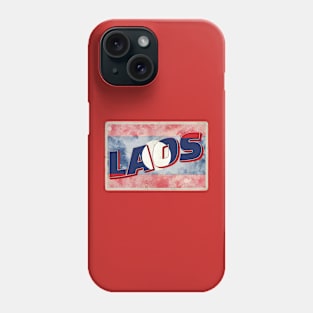 Laos Vintage style retro souvenir Phone Case