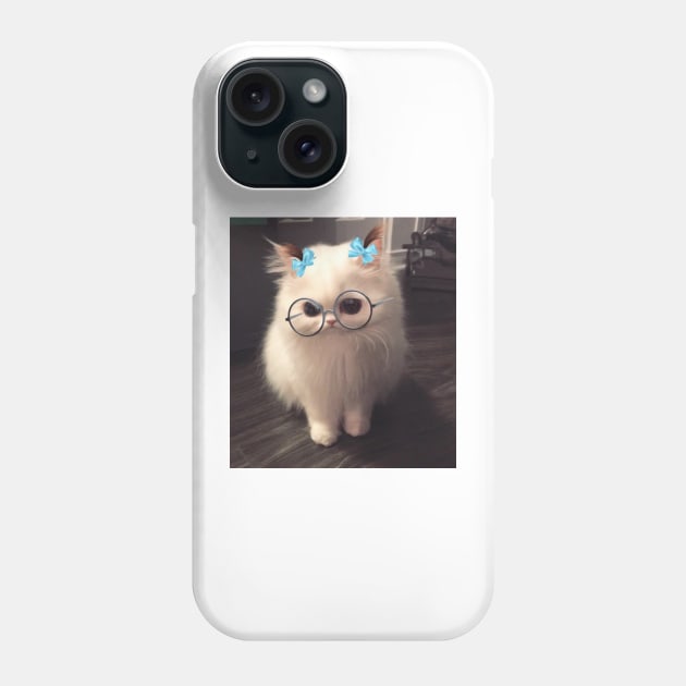 This snapchat filter on my cat Phone Case by DankSpaghetti