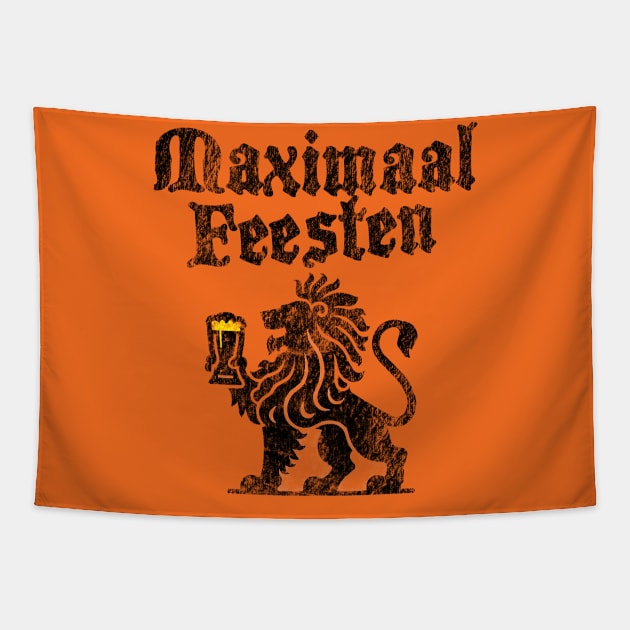 Maximaal Feesten! Koningsdag Tapestry by Depot33