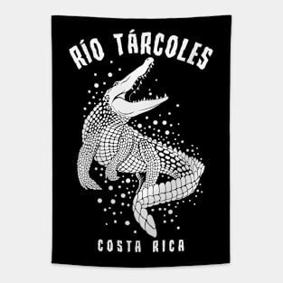 Crocodile Silhouette | Costa Rica | Rio Tarcoles Tapestry