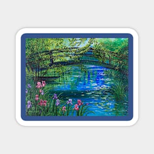 Bridge Over Peaceful Waters Magnet