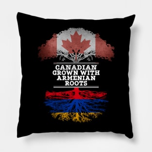 Canadian Grown With Armenian Roots - Gift for Armenian With Roots From Armenia Pillow