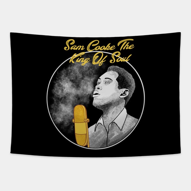 Sam Cooke The King Of Soul Tapestry by notajellyfan