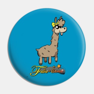 Fabu-llama Pin