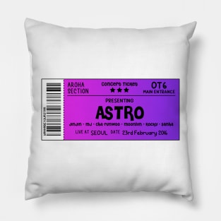 ASTRO Concert Ticket Pillow