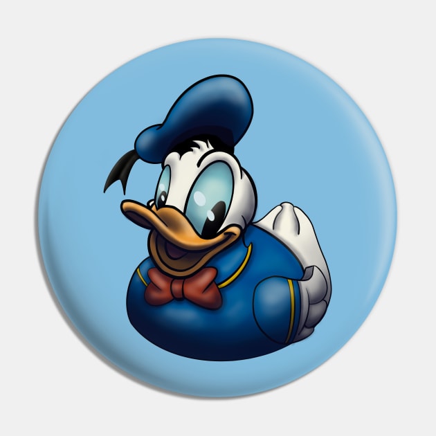 Donald Rubber Duck Pin by Art-by-Sanna