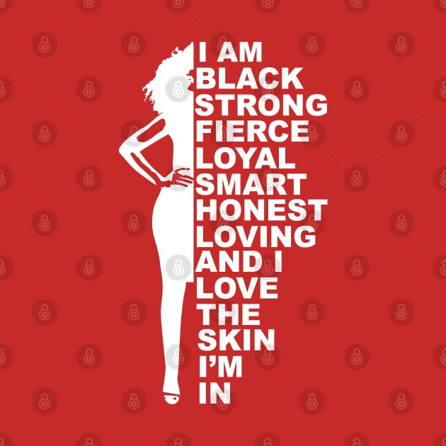 I Am a Strong Black Woman by blackartmattersshop