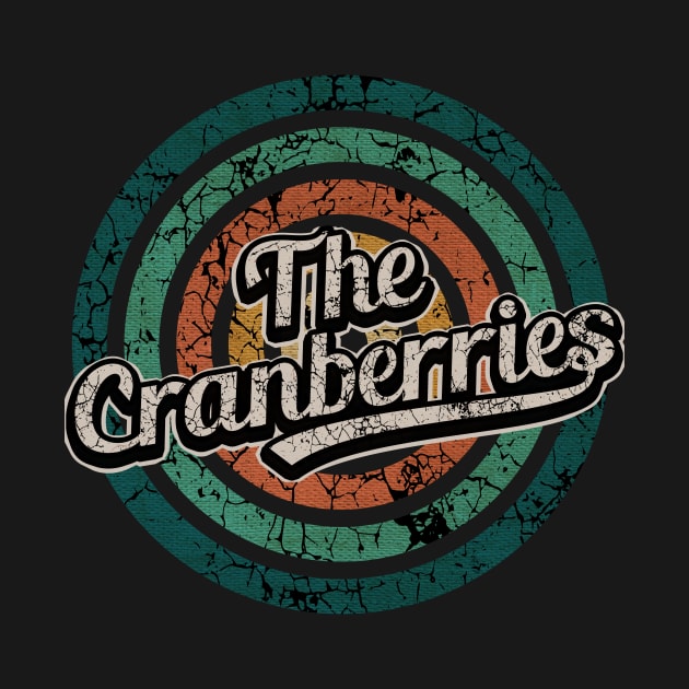 The Cranberries // Retro Circle Crack Vintage by People Mask