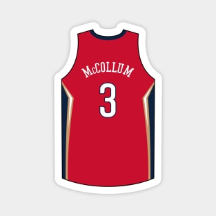 CJ McCollum New Orleans Jersey Qiangy Magnet