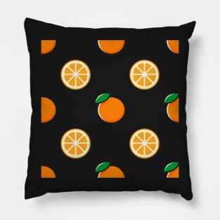 Orange pattern Pillow