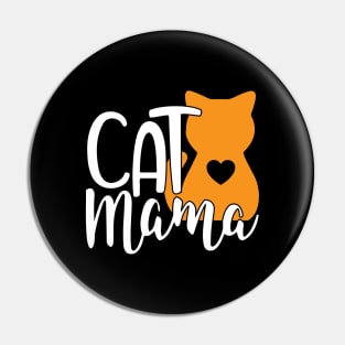 Cute Cat Mama Design, Cat Mom Gift Pin