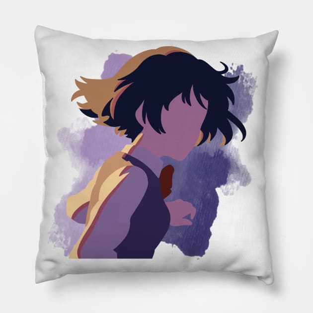 Your Name Minimalist (Mitsuha) Pillow by DanMcG2018