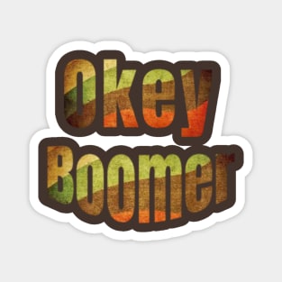 OK Boomer retro vintage T-Shirt millennial meme Magnet