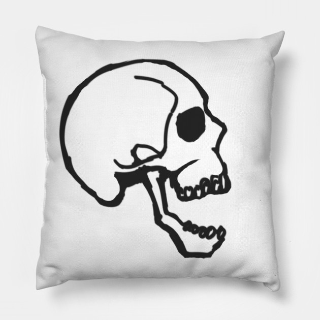 Side View Skull New School Original Art