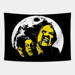 Ghoul Moon Yellow Tapestry