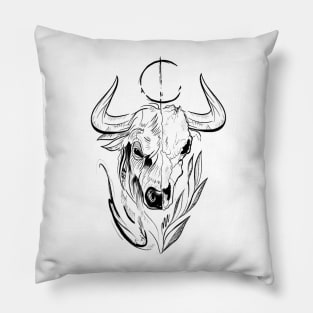 BullSkull Pillow