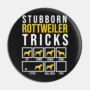 Sturdy Rottweiler tricks Pin