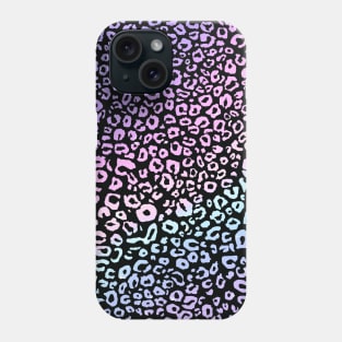 Rainbow Leopard Cheetah Animal Print kawaii Phone Case