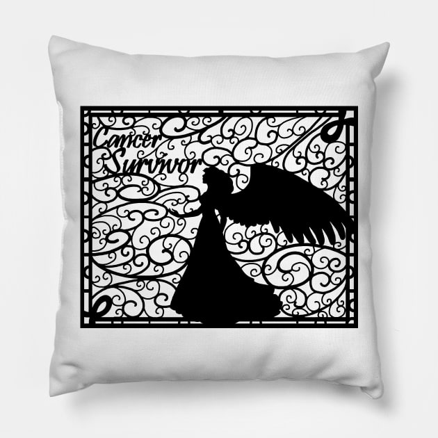 Survivor Angel Pillow by Thedustyphoenix