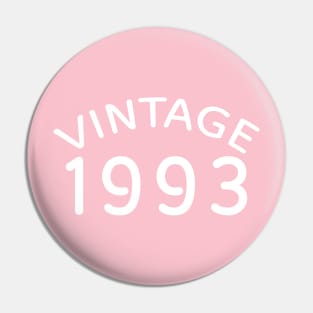 Vintage 1993 text design birthday tshirt tee clothing stickers Pin